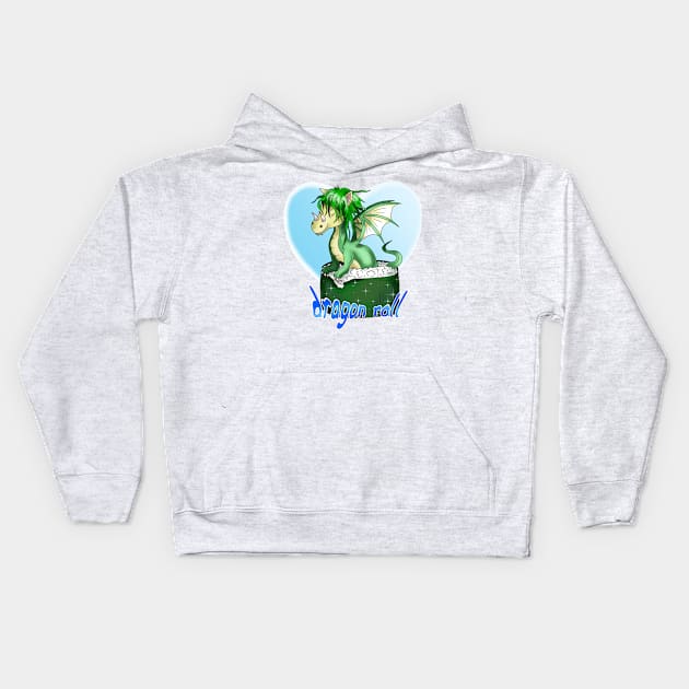 animal sushi dragon roll Kids Hoodie by cuisinecat